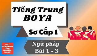 Boya Sơ Cấp 1 Bài 2