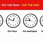 Giờ Hiện Tại Ở Việt Nam