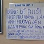 Họp Phụ Huynh Cuối Năm Vẽ Bảng