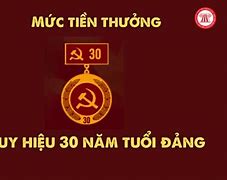 Tiền Thưởng 30 Năm Tuổi Đảng